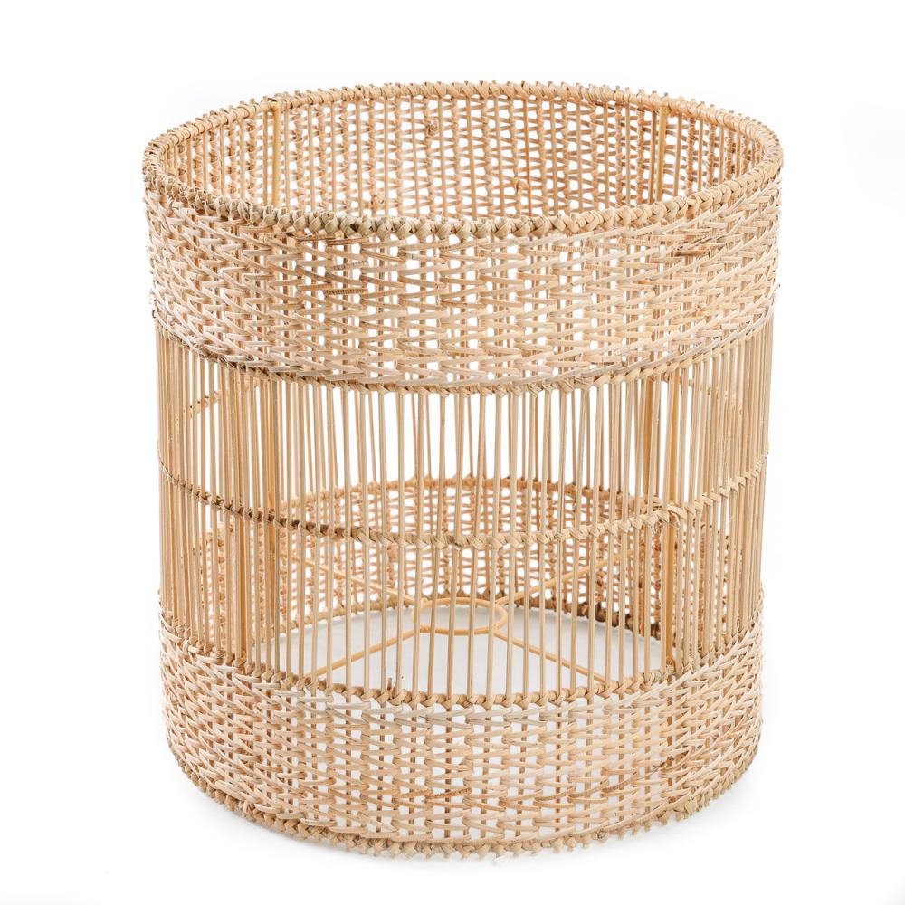 KISKA TABLE LAMP | WHITE + NATURAL - Green Design Gallery