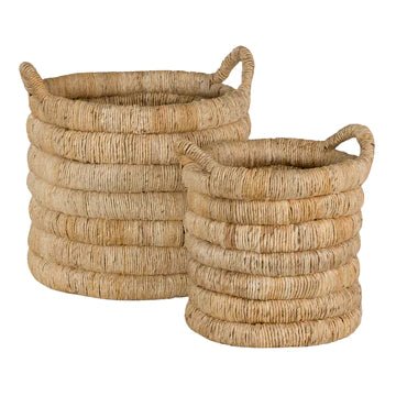 KWEDINI BASKETS | NATURAL | 2 SIZES - Green Design Gallery