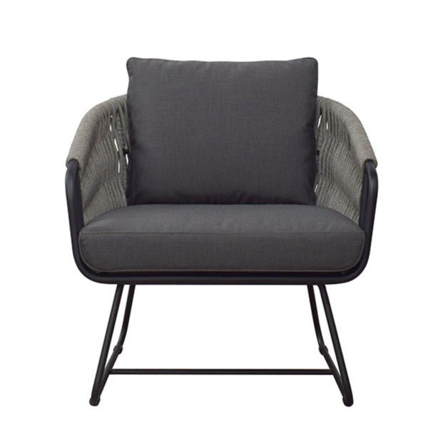 LANDON LOUNGE CHAIR | BLACK (IN-OUTDOOR) - Green Design Gallery