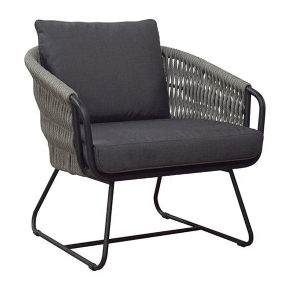 LANDON LOUNGE CHAIR | BLACK (IN-OUTDOOR) - Green Design Gallery