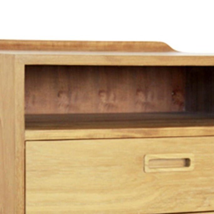 LARCTIC (BED)SIDE TABLE | NATURAL TEAK - Green Design Gallery