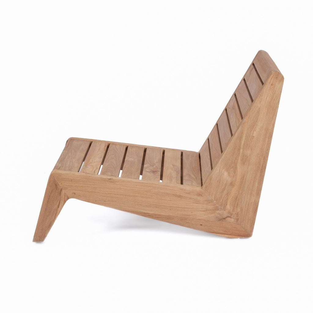 LAZY ONE SEATER SOFA LOUNGER | RECLAIMED TEAK | IN-OUTDOORS - Green Design Gallery