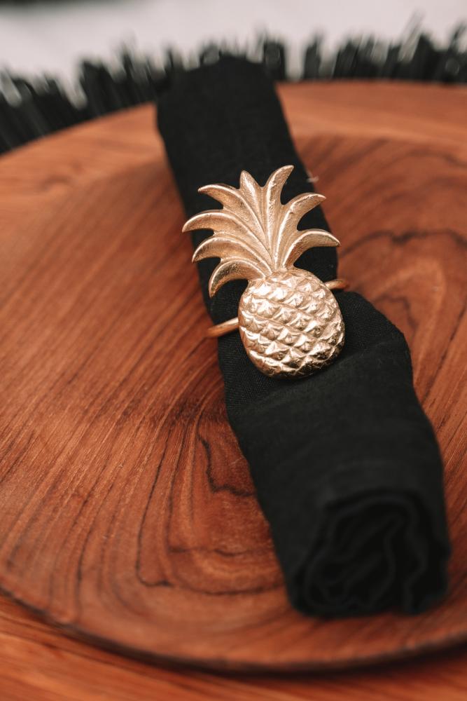 LINEN TABLECLOTH + NAPKINS | BLACK | 180 X 300 CM - Green Design Gallery