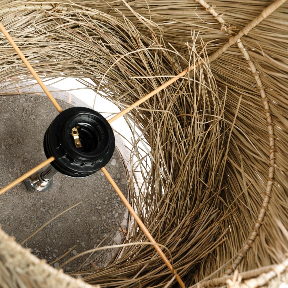 LIPSI TABLE LAMP | NATURAL + CONCRETE - Green Design Gallery