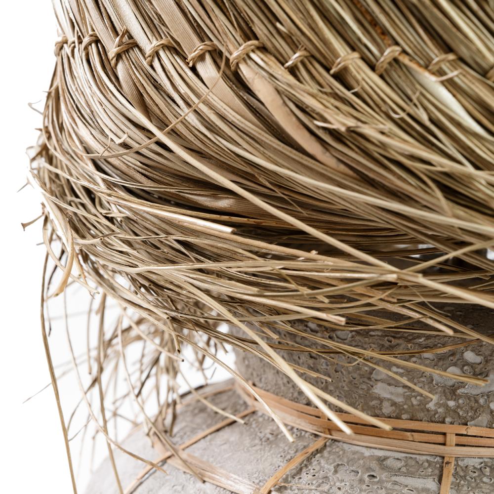 LIPSI TABLE LAMP | NATURAL + CONCRETE - Green Design Gallery