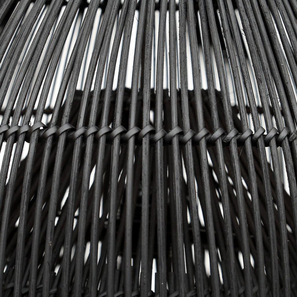 LOBSTER TRAP PENDANT / BLACK RATTAN - Green Design Gallery