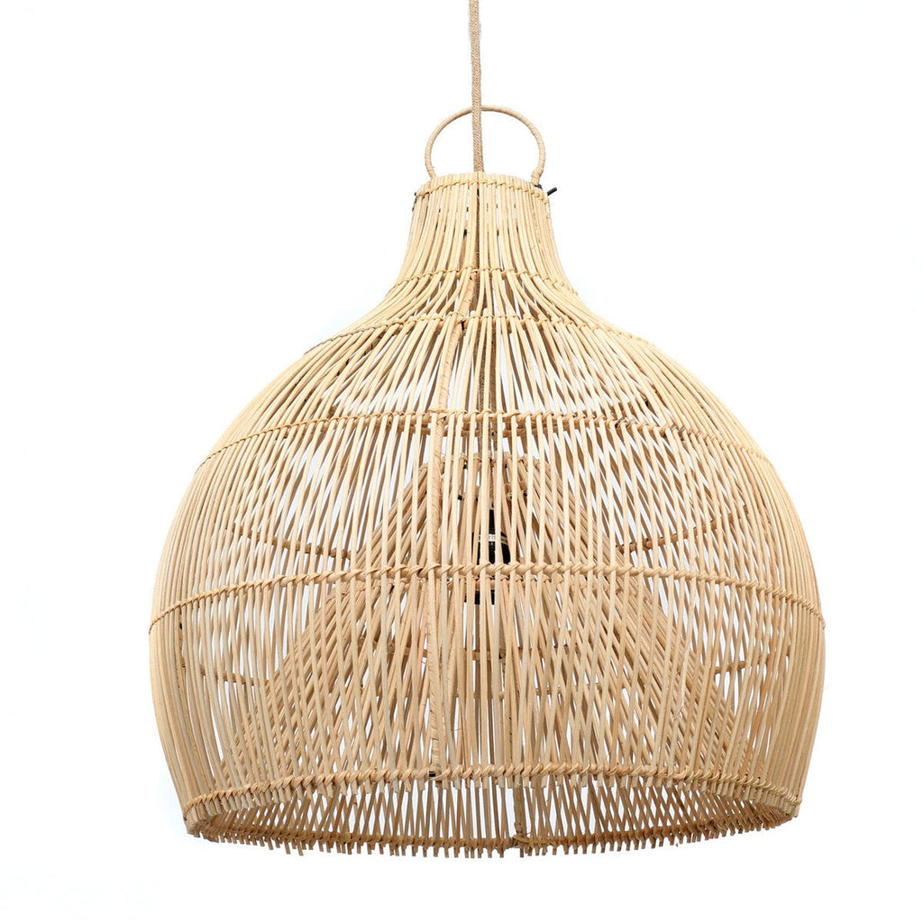 LOBSTER TRAP PENDANT / NATURAL RATTAN - Green Design Gallery