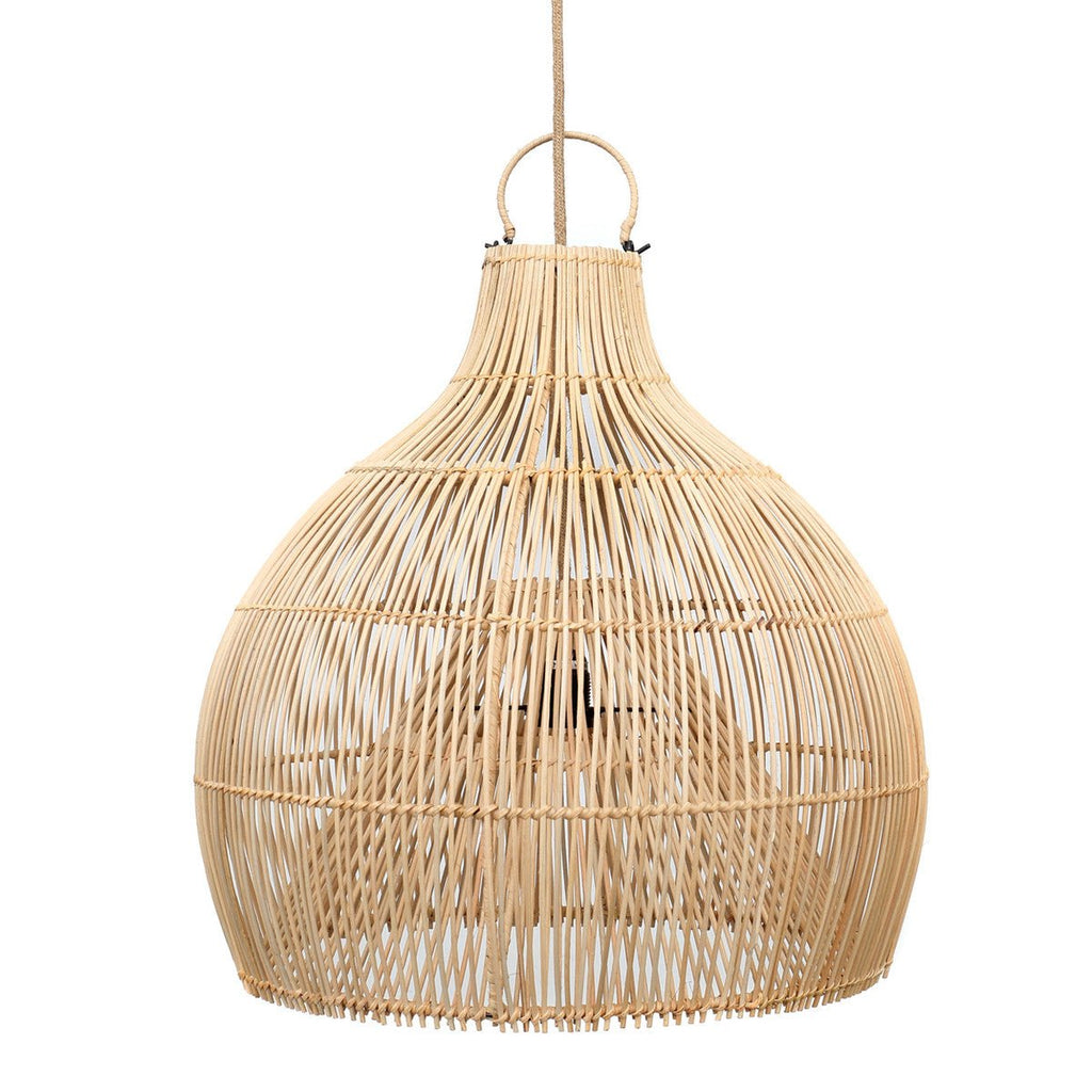 LOBSTER TRAP PENDANT / NATURAL RATTAN - Green Design Gallery