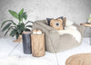 Log Side Table + Stool | Natural - Green Design Gallery