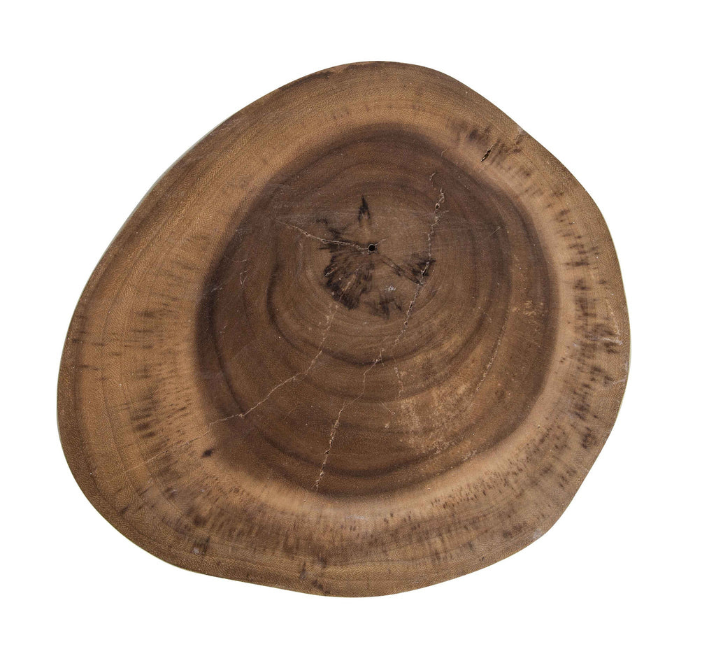 Log Side Table + Stool | Natural - Green Design Gallery