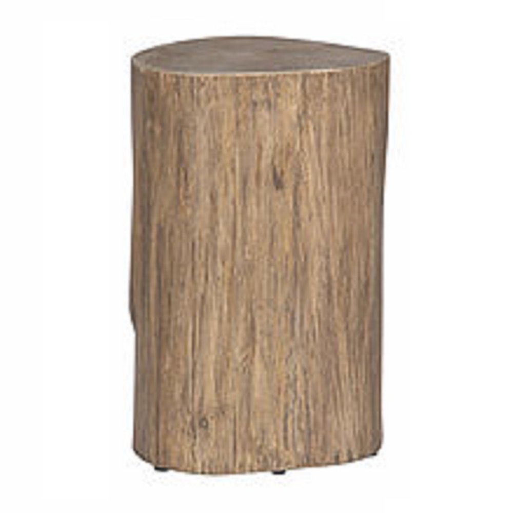 Log Side Table + Stool | Natural - Green Design Gallery