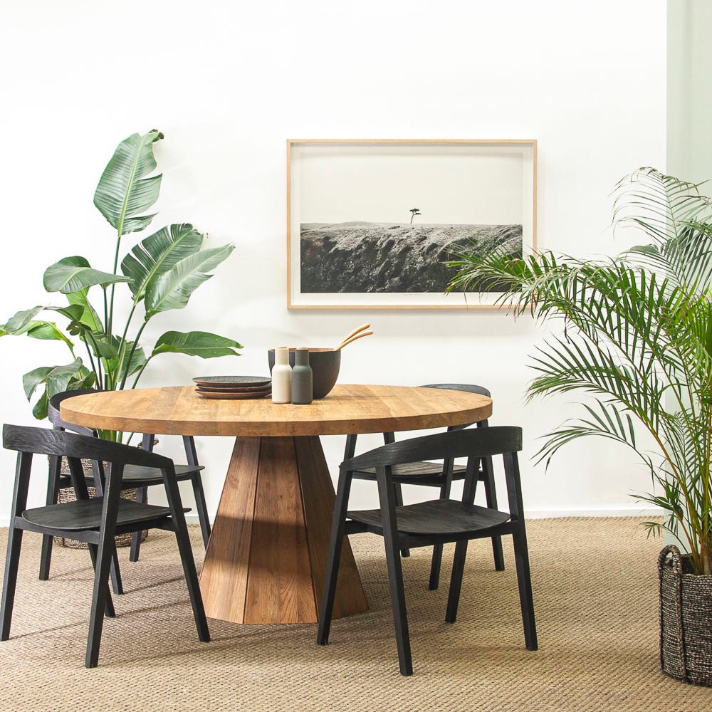 LOGAN ARC ARMCHAIR / CHARCOAL RECLAIMED TEAK - Green Design Gallery