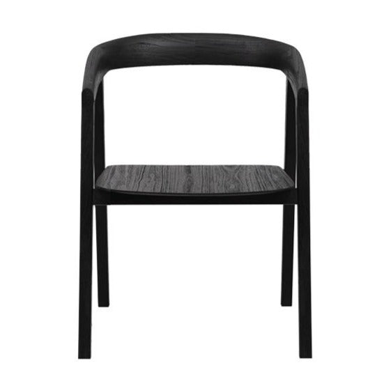 LOGAN ARC ARMCHAIR / CHARCOAL RECLAIMED TEAK - Green Design Gallery