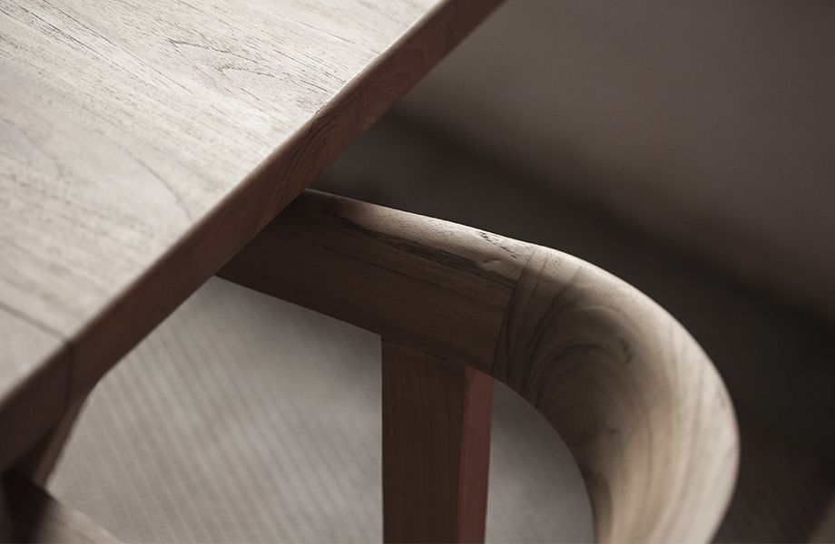 LOGAN ARC ARMCHAIR / NATURAL RECLAIMED TEAK - Green Design Gallery