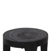 LOGAN ROUND SIDE TABLE / BLACK - Green Design Gallery