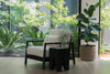 LOGAN STOOL + SIDE TABLE | BLACK - Green Design Gallery