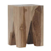 LOGAN STOOL + SIDE TABLE | NATURAL - Green Design Gallery