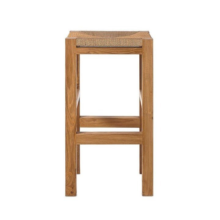 LOGAN WEAVE BARSTOOL | RECLAIMED TEAK - Green Design Gallery