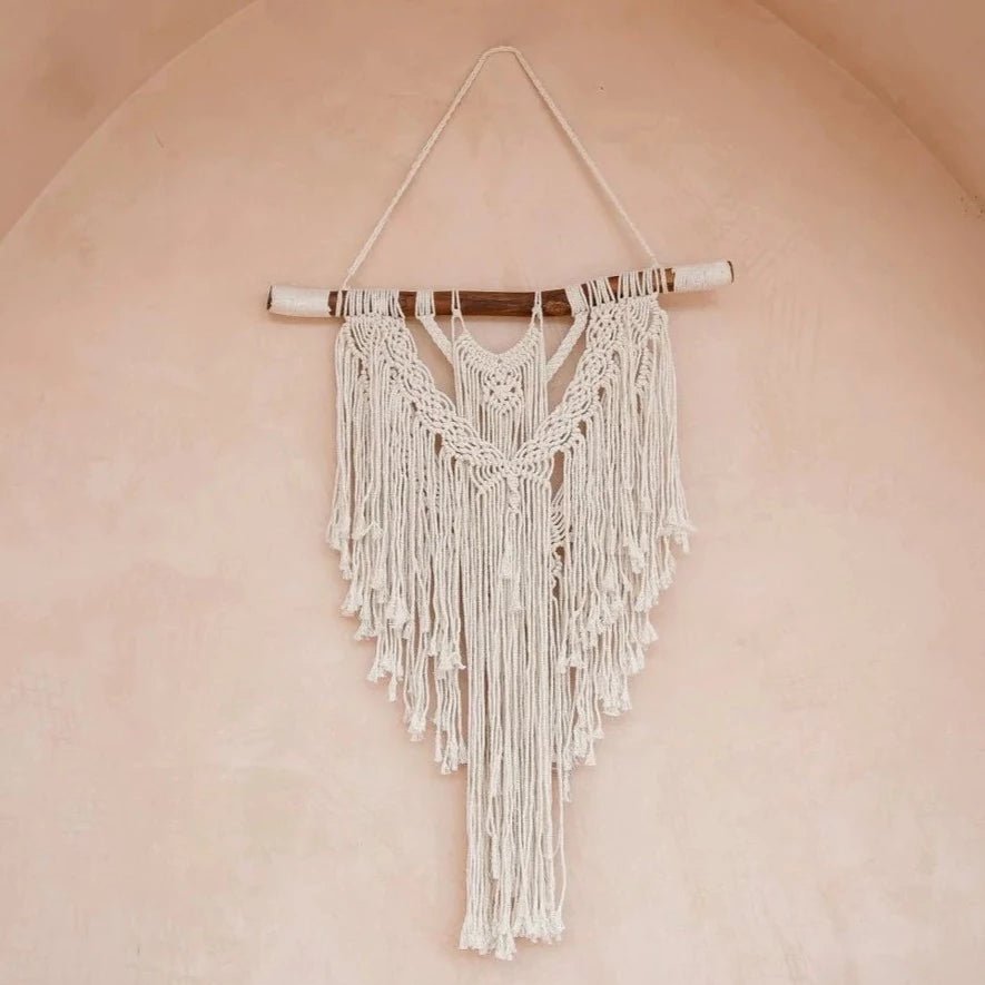 MACRAME WALL ART | NATURAL - Green Design Gallery