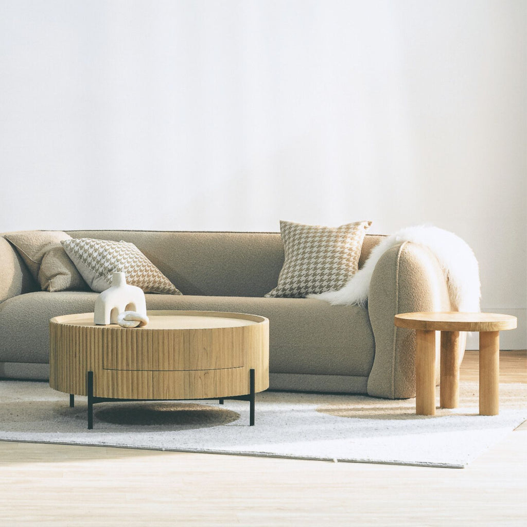 MAJA COFFEE TABLE | 1-DRAWER | BLACK - Green Design Gallery