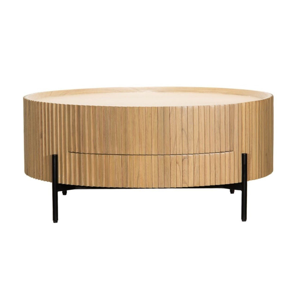 MAJA COFFEE TABLE | 1-DRAWER | NATURAL - Green Design Gallery