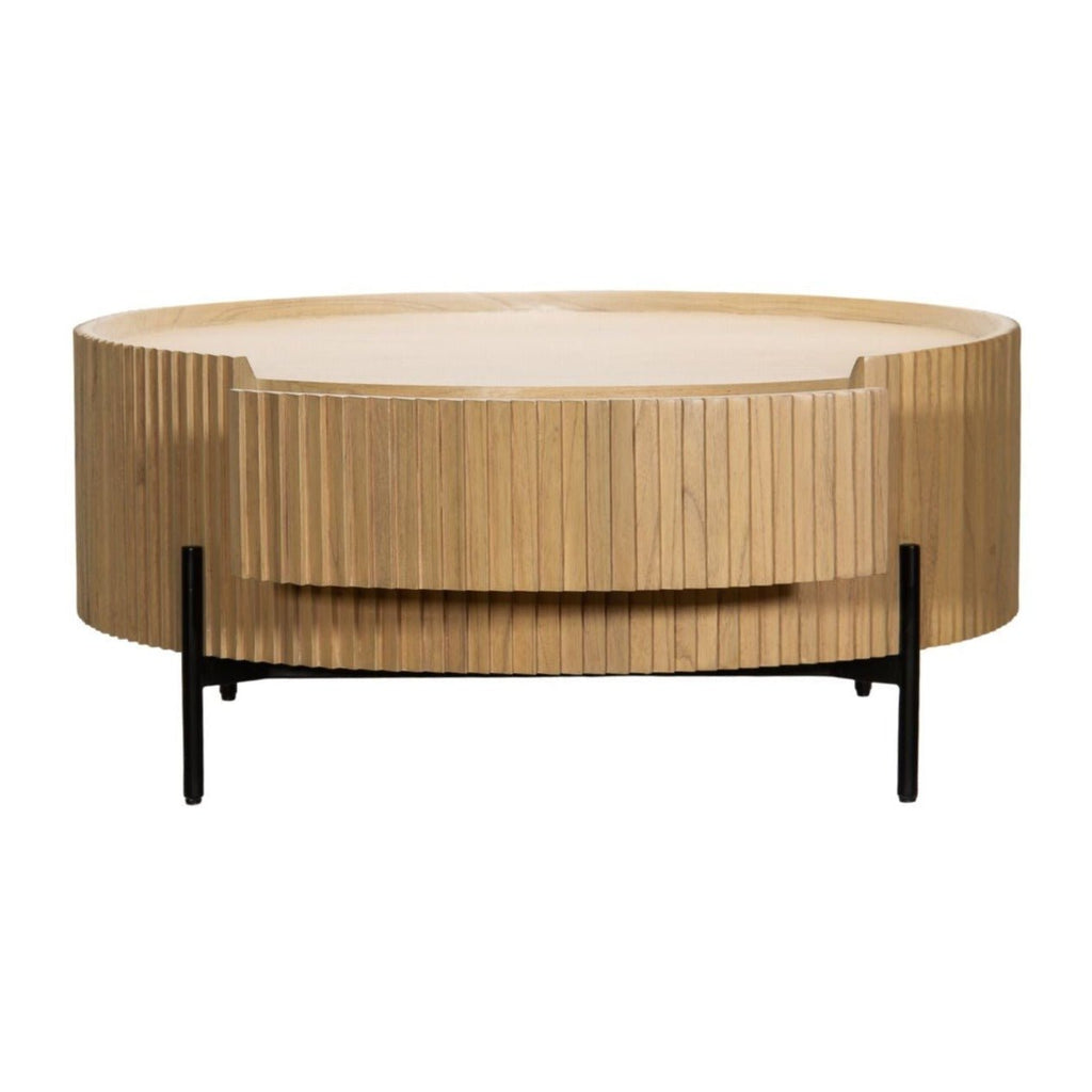 MAJA COFFEE TABLE | 1-DRAWER | NATURAL - Green Design Gallery