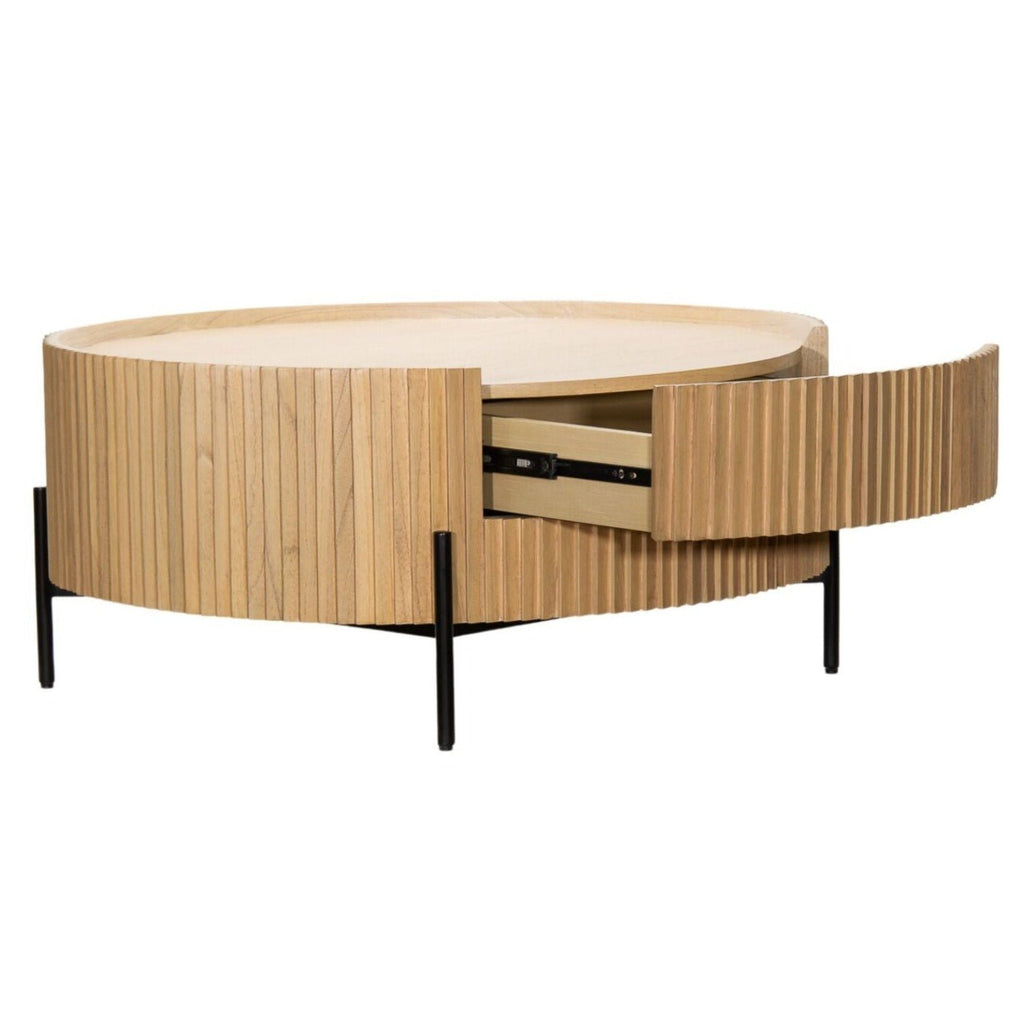 MAJA COFFEE TABLE | 1-DRAWER | NATURAL - Green Design Gallery