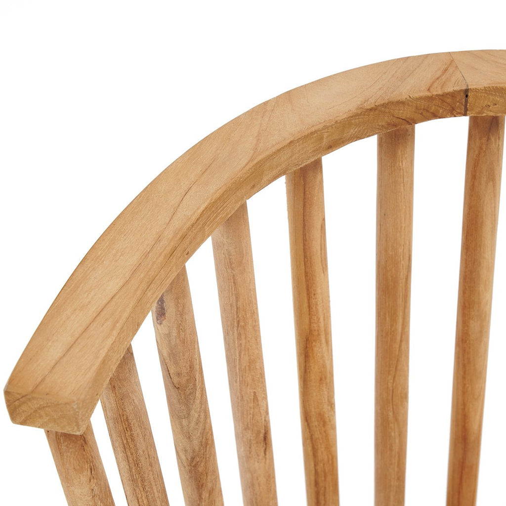 MALAWI ONE-SEATER SOFA CHAIR | BLACK | RECLAIMED TEAK | IN-OUTDOORS - Green Design Gallery