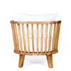 MALAWI ONE-SEATER SOFA CHAIR | WHITE | RECLAIMED TEAK | IN-OUTDOORS - Green Design Gallery