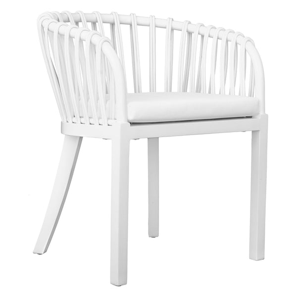 MALAWI TUB DINING CHAIR | WHITE - Green Design Gallery