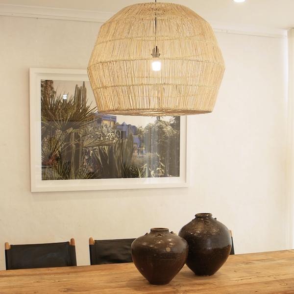 MANDALI OVERSIZED PENDANT LIGHT | NATURAL - Green Design Gallery