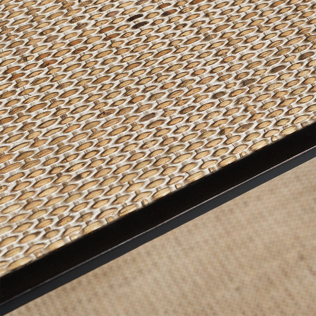 MANHATTAN RATTAN SIDE TABLE - Green Design Gallery