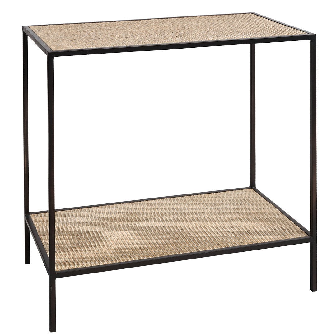 MANHATTAN RATTAN SIDE TABLE– Green Design Gallery