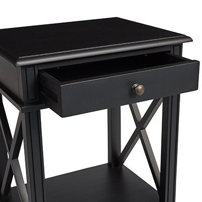 MANTO (BED)SIDE TABLE | BLACK - Green Design Gallery
