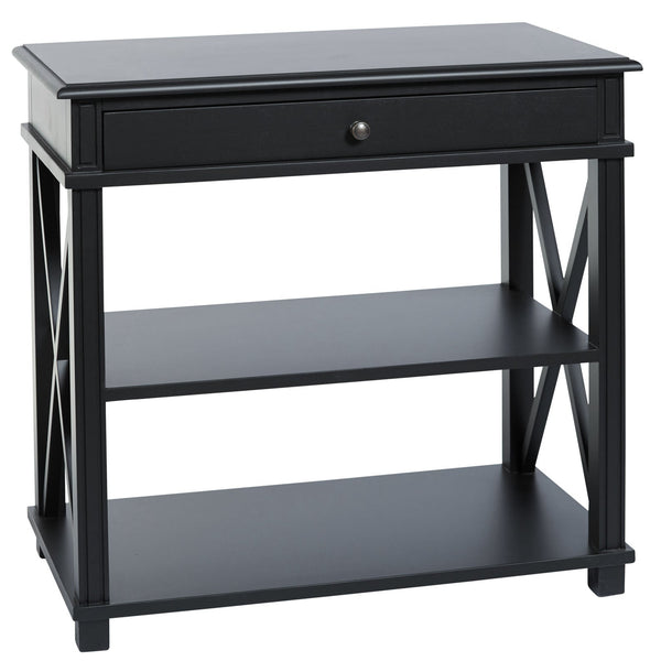MANTO (BED)SIDE TABLE | LARGE | BLACK - Green Design Gallery