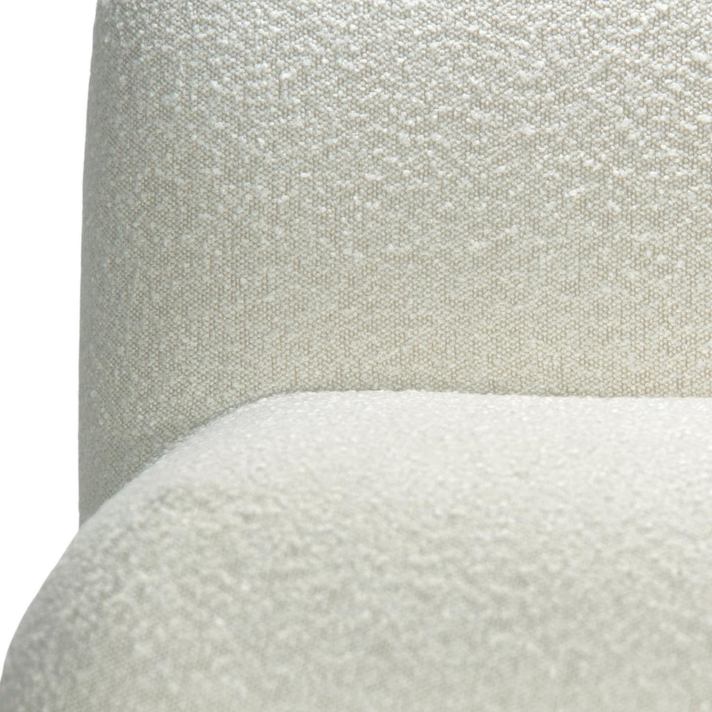 MARGOT SOFA | ONE SEATER | NATURAL BOUCLE - Green Design Gallery