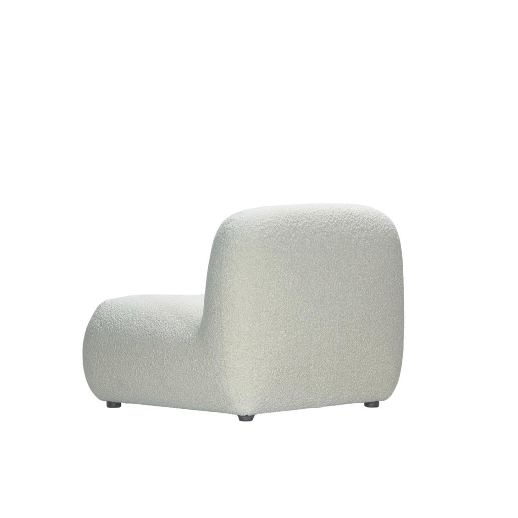 MARGOT SOFA | ONE SEATER | NATURAL BOUCLE - Green Design Gallery