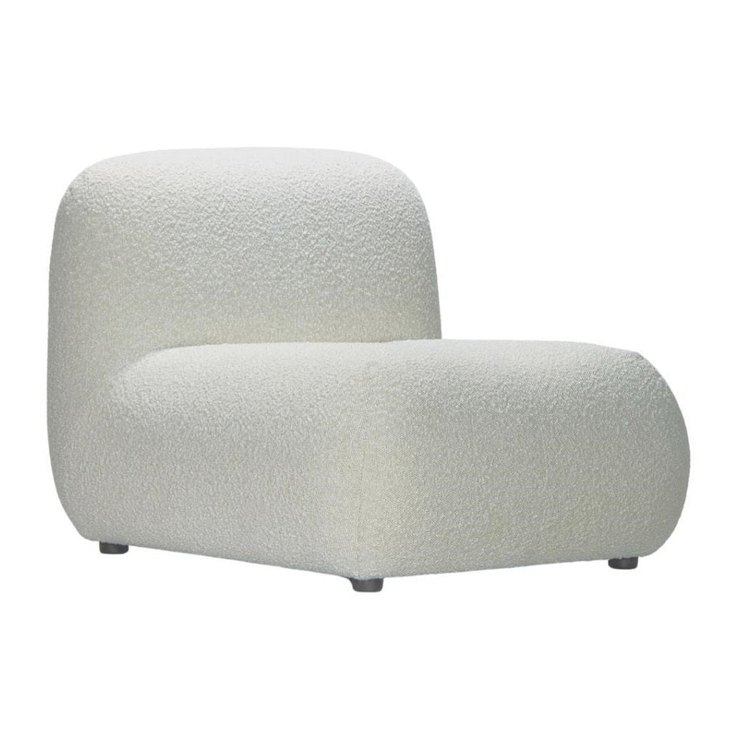 MARGOT SOFA | ONE SEATER | NATURAL BOUCLE - Green Design Gallery