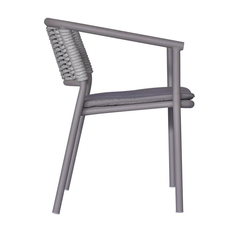 MARO ARMCHAIR / SANDSTONE + LIGHT GREY (INDOOR-OUTDOOR) - Green Design Gallery