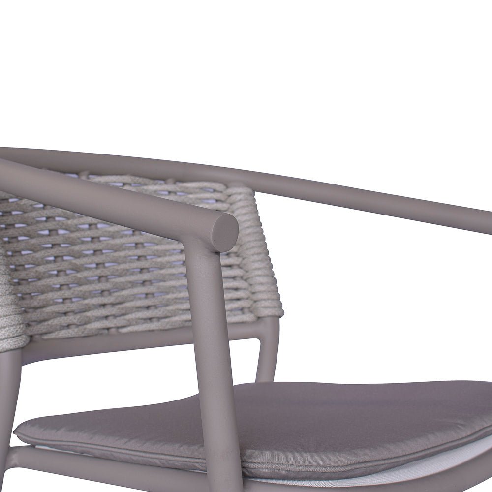 MARO ARMCHAIR / SANDSTONE + LIGHT GREY (INDOOR-OUTDOOR) - Green Design Gallery