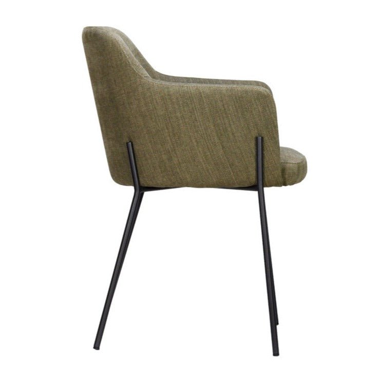 MARTIN ARMCHAIR | WARWICK COPELAND OLIVE - Green Design Gallery