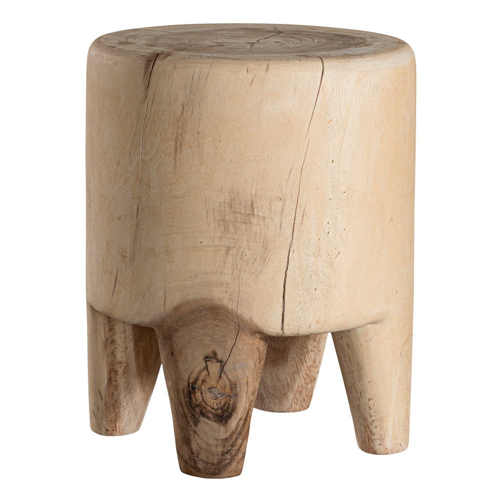 MARUMBI SIDE TABLE + STOOL | NATURAL - Green Design Gallery