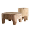 MARUMBI SIDE TABLE + STOOL | NATURAL - Green Design Gallery