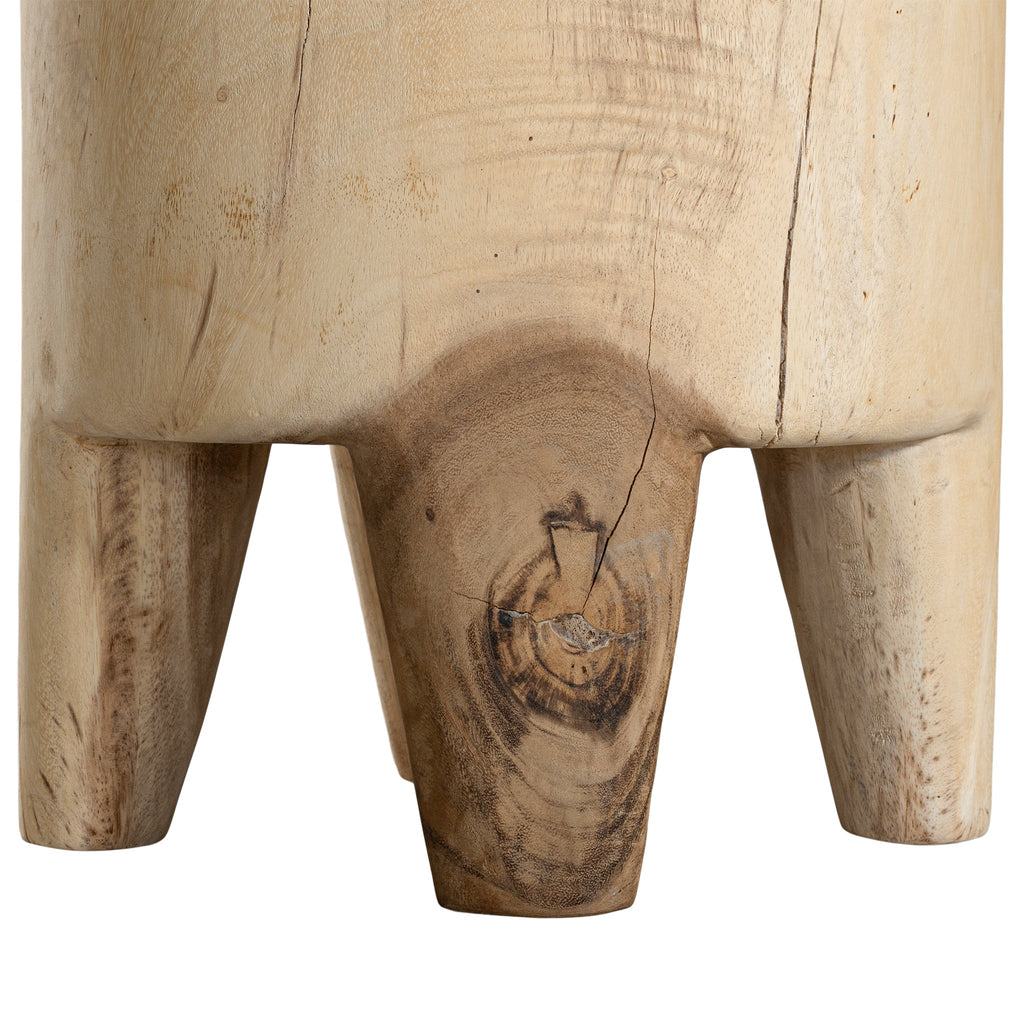 MARUMBI SIDE TABLE + STOOL | NATURAL - Green Design Gallery