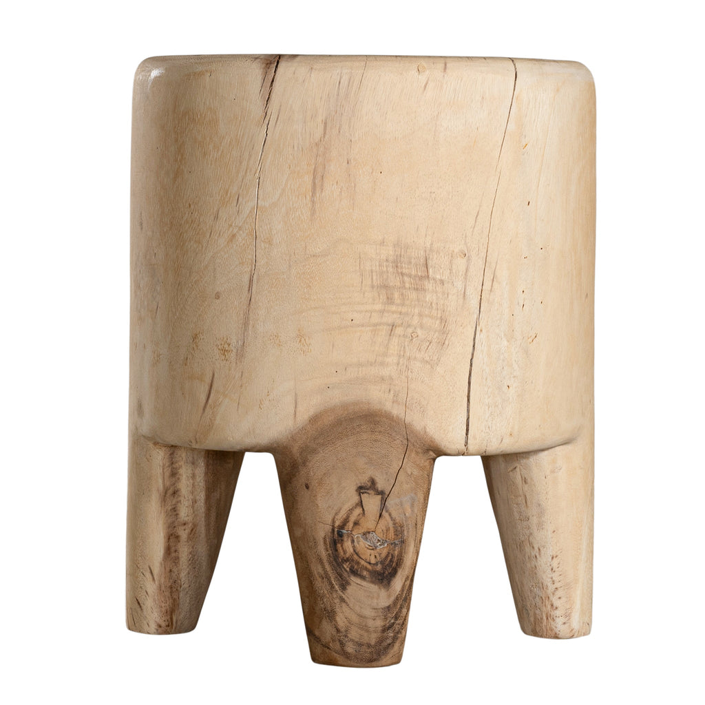 MARUMBI SIDE TABLE + STOOL | NATURAL - Green Design Gallery