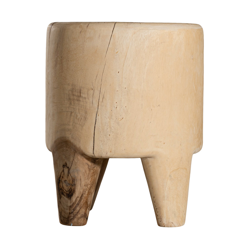 MARUMBI SIDE TABLE + STOOL | NATURAL - Green Design Gallery
