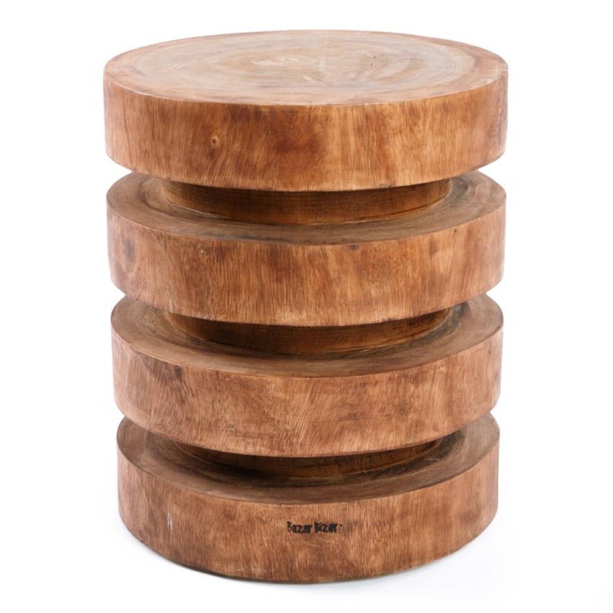 MASSAKA SIDE TABLE + STOOL - Green Design Gallery