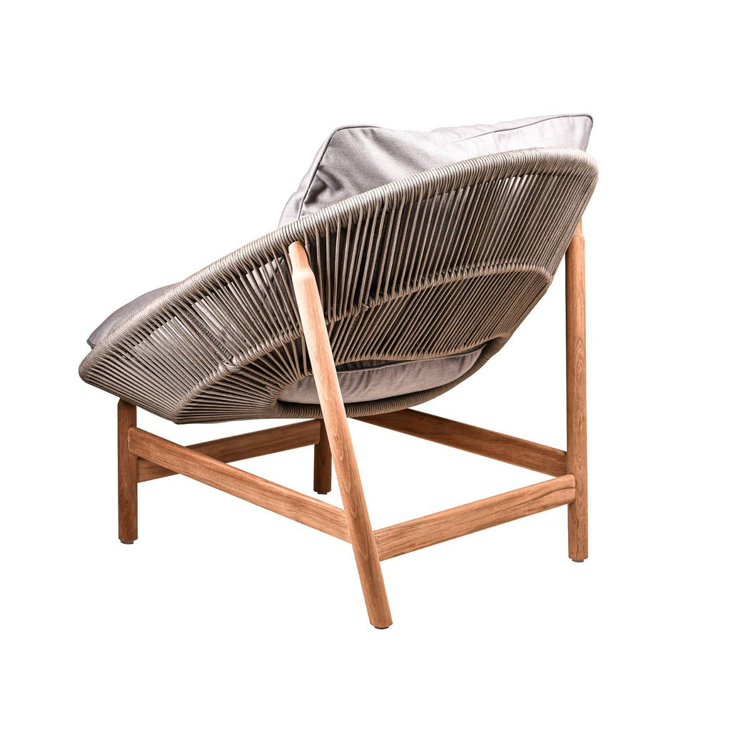 MATERA LOUNGE CHAIR | OUTDOORS | TEAK + TAUPE - Green Design Gallery