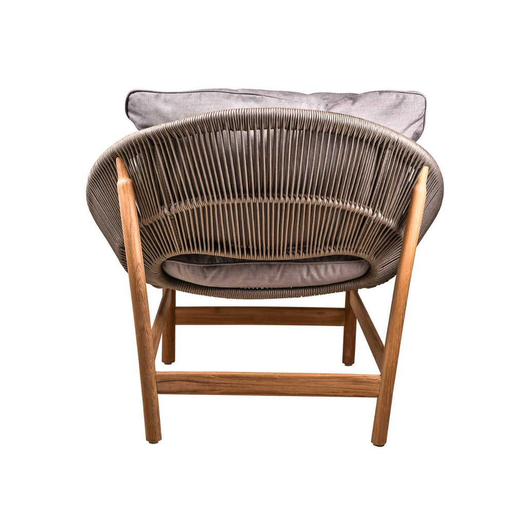 MATERA LOUNGE CHAIR | OUTDOORS | TEAK + TAUPE - Green Design Gallery