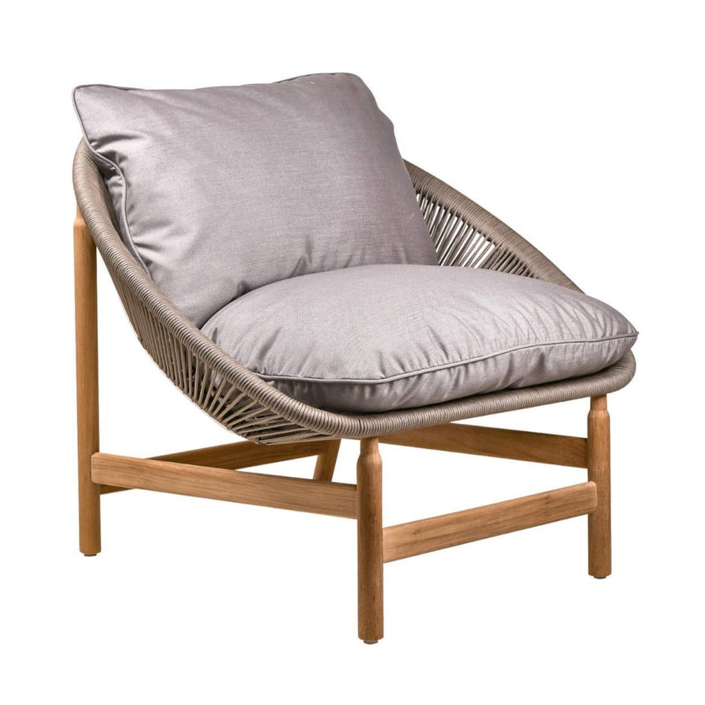 MATERA LOUNGE CHAIR | OUTDOORS | TEAK + TAUPE - Green Design Gallery
